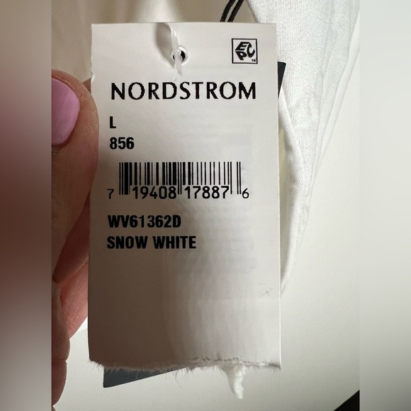 NWT WILDFOX Intimates white long slv top "Weekend, I love you" sz L comfy - Picture 6 of 12